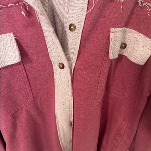 🌷 ‘POL’ Light Pink Spring Shacket - Picture 4 of 7